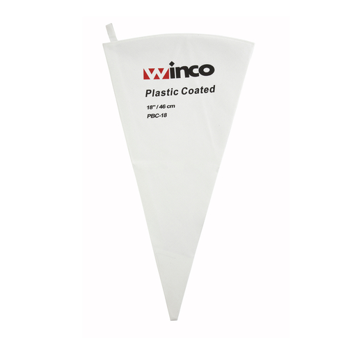 Winco PBC-18 18'' Pastry Bag, Cotton w/Plastic Coating