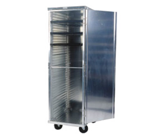 Winholt Equipment  EC1840-C  Enclosed Transport Cabinet, 21''W, aluminum construction, accommodates (40) 18'' x 26'' pans, solid door