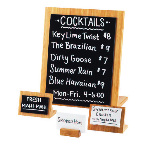 Cal-Mil  1103-811-12  8X11 BAMBOO CARDHOLDER