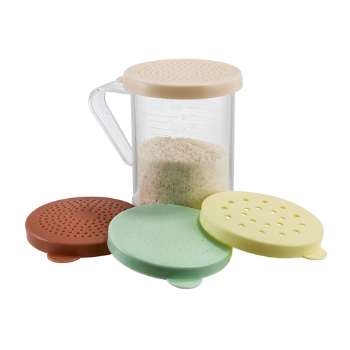 Winco  PDG-10AC  10oz Dredge w/4 Snap-on Lids, PC