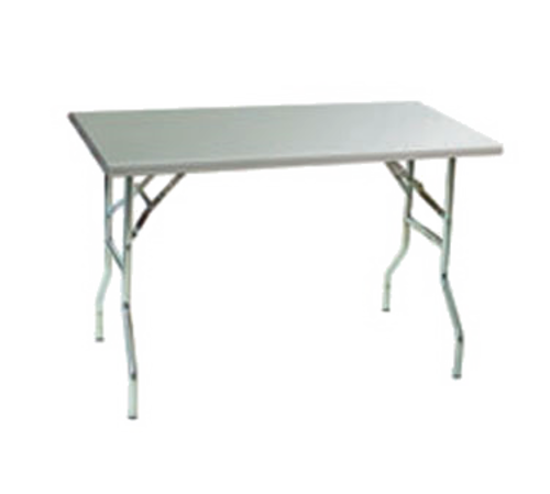 Eagle Group  T3072F  Lok-n-Fold Folding Table, rectangle, 72''W x 30''D, stainless steel top