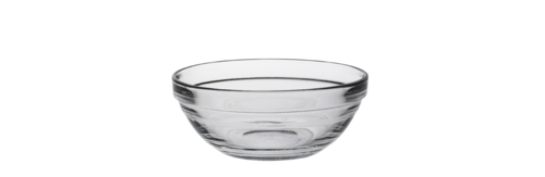 Creative Tops  2024AF06  Duralex Gigogne Stackable Bowl, 4-3/4'', 10-7/8 oz, clear