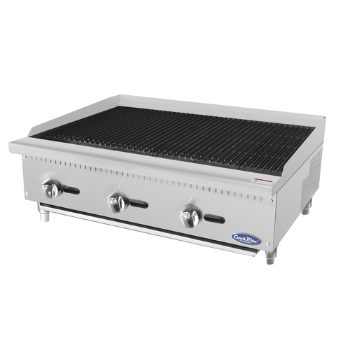 Atosa ATRC-36 Countertop Radiant Charbroiler, 36'' Wide, Natural Gas, 105k BTU - Image 2