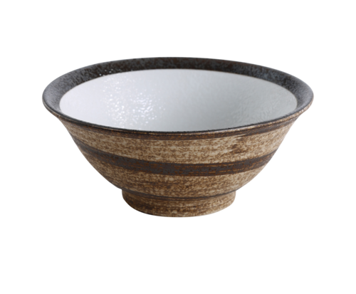 Yanco  RO-4108  Rockeye Noodle Bowl, 42 oz., 8-1/2'' dia. x 3-3/4''H, glazed, porcelain