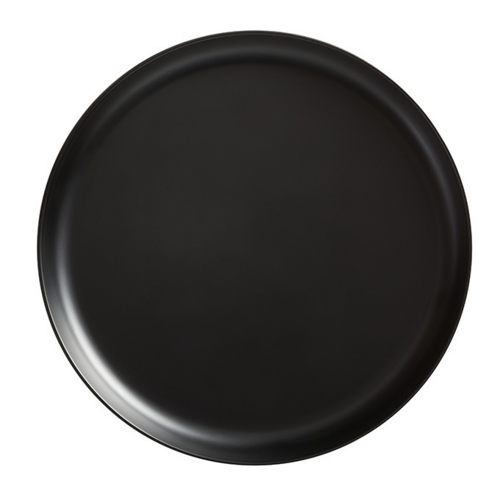 American Metalcraft  ARP10BK  Coupe Plate, round, black, 10-1/2'' dia., melamine, Ani Collection
