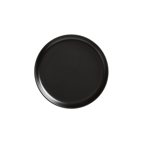 American Metalcraft  ARP6BK  Coupe Plate, round, black, 6-1/4'' dia., melamine, Ani Collection
