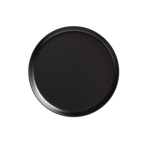 American Metalcraft  ARP7BK  Coupe Plate, round, black, 7-1/2'' dia., melamine, Ani Collection