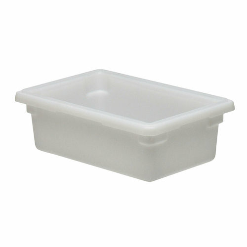 Cambro  12186P148  Food Storage Container, 12'' x 18'' x 6'', 3 gallon, polyethylene, natural white