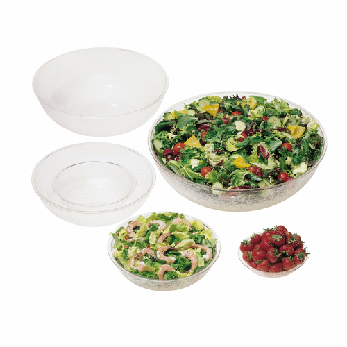 Cambro  PSB18176  Camwear Salad Bowl, 20.2 qt., 18'' dia., pebbled, polycarbonate