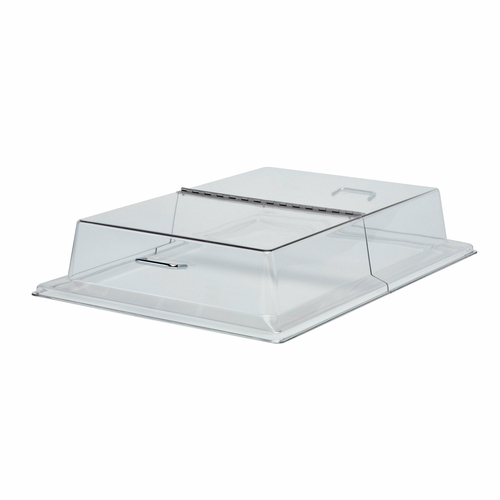 Cambro  RD1826CWH135  Camwear Display Cover, fits 18'' x 26'' tray, with hinge, polycarbonate, clear