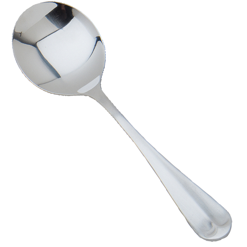 1880 Hospitality CH-92H Update Chelsea Bouillon Spoon, 6-1/16''L, heavy weight, 18/0 stainless, satin finish