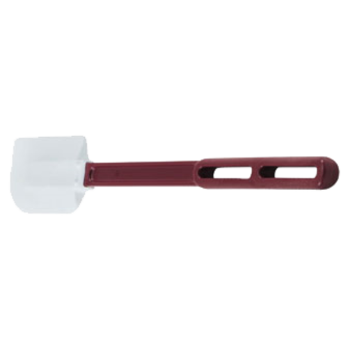 Vollrath  52010  High-Temp Spatula, 10'', white contoured blade, red polypropylene handle