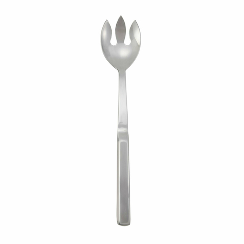 Winco  BW-NS3  11-3/4'' Notched Spoon, Hollow Hdl, S/S