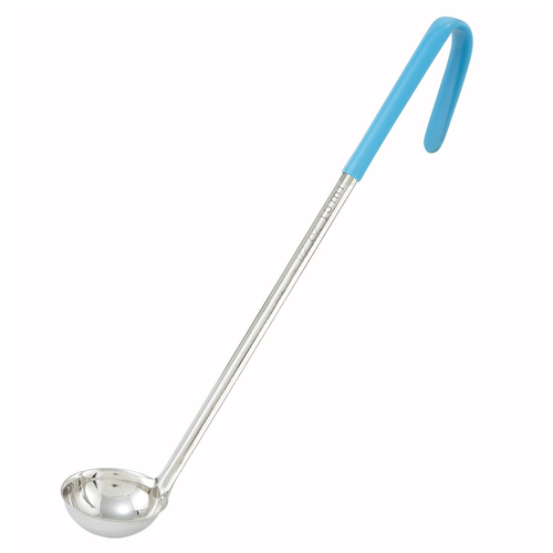 Winco  LDC-05  1/2oz, Ladle, One-piece, Teal, S/S