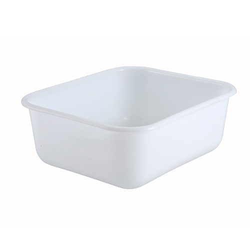 Winco  PL-MB  Mini Bin, 14-1/2'' x 12-1/2'' x 5-3/8'', White, PP