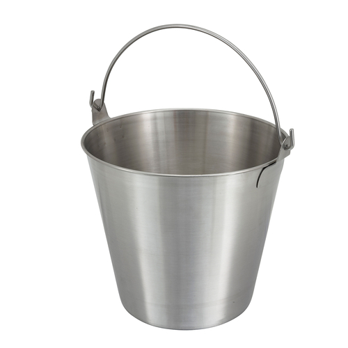 Winco  UP-13  Utility Pail, 13qt, S/S
