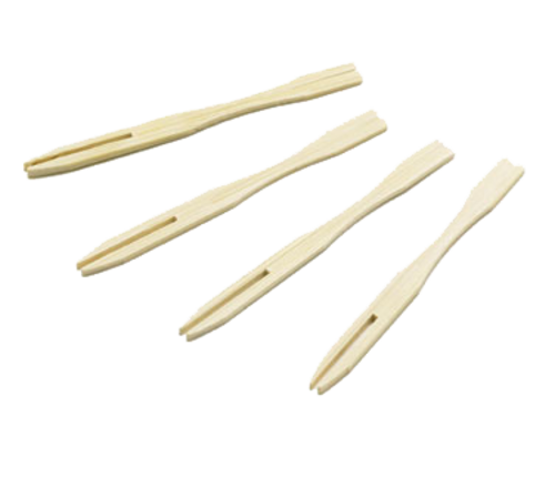TableCraft Products  BAMF35  3.5'' Bamboo Fork Pick (100 per Pack)