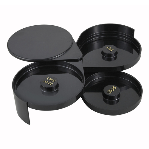 Winco  GR-3  Glass Rimmer, 3-Tier, Plastic w/Sponge