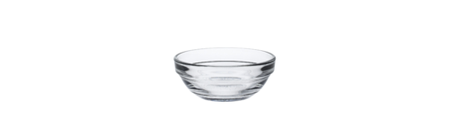 Creative Tops  2021AC04  Duralex Gigogne Stackable Bowl, 3'', 2-1/2 oz, clear