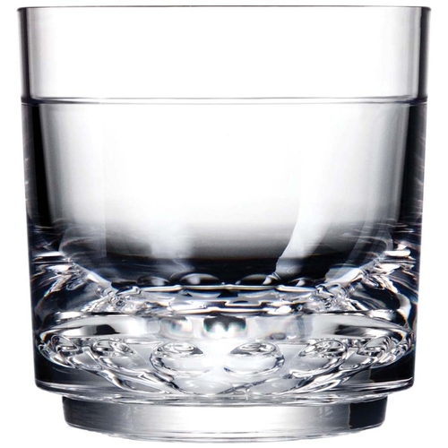 Drinique ELT-RK-CLR-24 Elite Rocks Glass 10 oz. - CLEAR, (H 3-3/8'', T 3-3/8'', D 3-3/8'', B 2-5/8'')