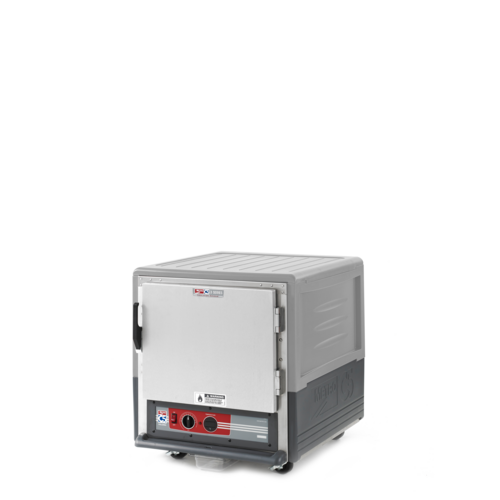 Metro  C533-HLFS-U-GY  C5 3 Series Heated Holding Cabinet, lower wattage, with Gray Insulation Armour, mobile, under counter, universal wire slides, 120v