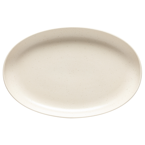 Costa Nova  SOA411-VAN  Oval Serving Platter, 16''L x 10.25''W x 1.75''H, stoneware, Pacifica, Vanilla