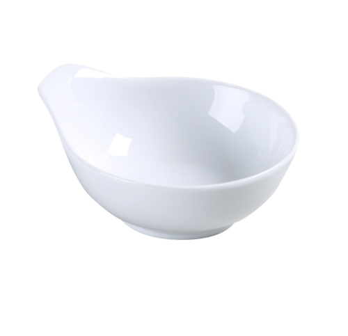 Yanco  FU-0104  Fuji Soup Bowl, 5 oz., 5'' dia., round, porcelain, bone white