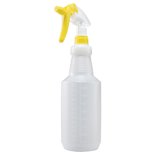 Winco PSR-9Y Spray Bottle, 28oz, Plastic, Yellow Sprayer