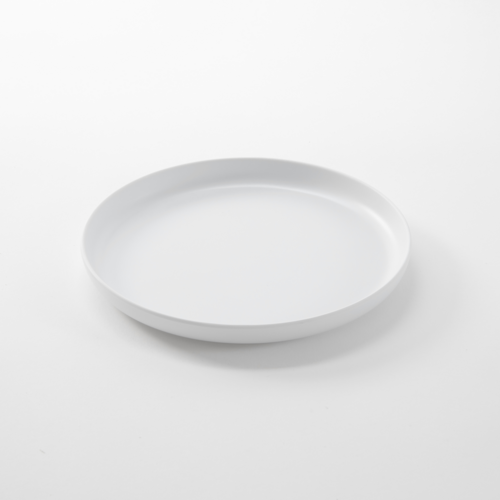 American Metalcraft  ARP7WH  Coupe Plate, round, white, 6-1/4'' dia., melamine, Ani Collection