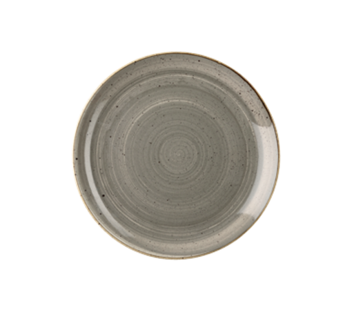 Churchill China  SPGSEVP61  Stonecast Grey Round Coupe Plate 6.5''