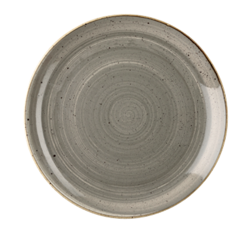 Churchill China  SPGSEVP81  Stonecast Grey Round Coupe Plate 8.67''