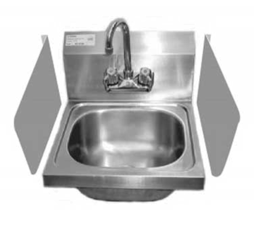 GSW USA SP-S1512 Splash Guard for Hand Sink, wall mount, 15''W x 12''H