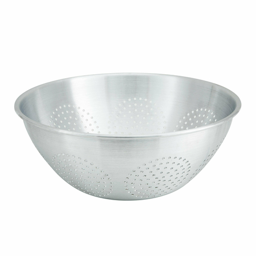 Winco ALO-16 Colander, Chinese Style, 16qt, Alu