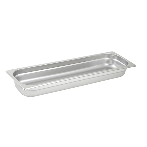 Winco SPJL-2HL Anti-jam Steam Pan, Half Long Size, 2-1/2''