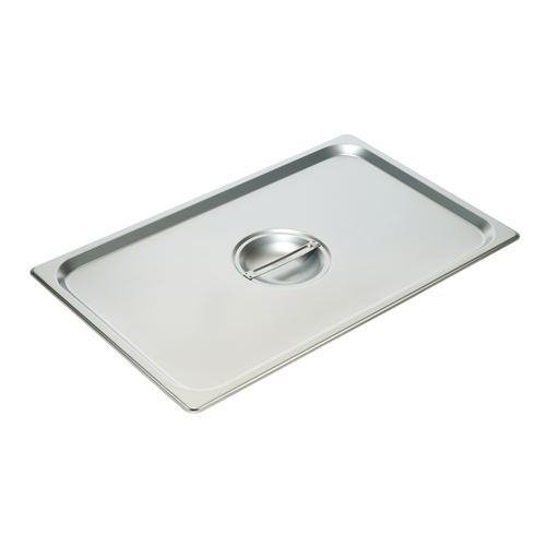 Winco SPSCF S/S Steam Pan Cover, Full-size, Solid