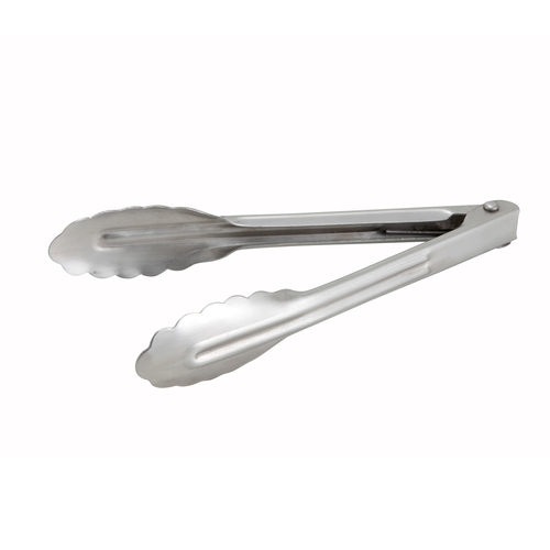 Winco UT-7 7'' S/S Utility Tong, Heavyweight, 0.9mm