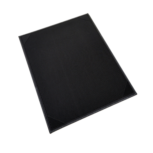 Winco  LMS-811BK  Single View Menu Cover For 8-1/2 X 11'' Inserts, Black