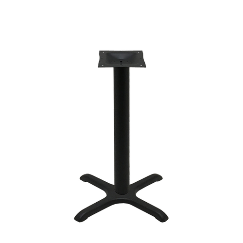 Oak Street  B22-STD  Table Base, 22'' x 22'' base spread, 3'' column, 28-3/4'' standard height, black
