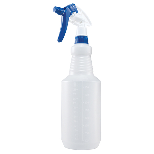 Winco PSR-9B Spray Bottle, 28oz, Plastic, Blue Sprayer