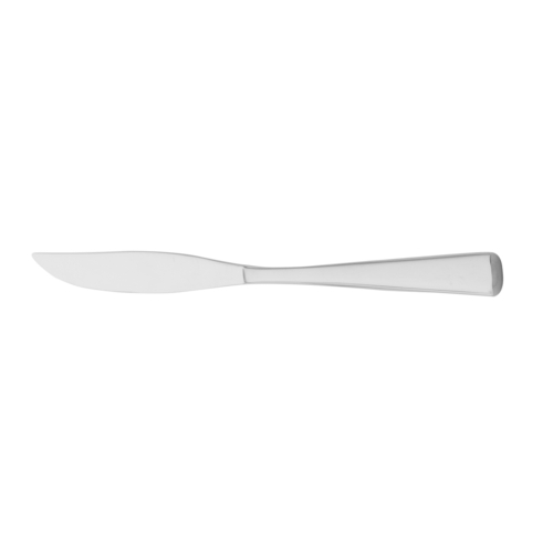 Steelite WLAUD45 Dinner Knife, 9'', solid handle, 420 stainless steel, mirror finish, Walco, Audition
