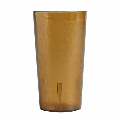 Cambro 1600P153 Colorware Tumbler, 16.4 oz., SAN, amber