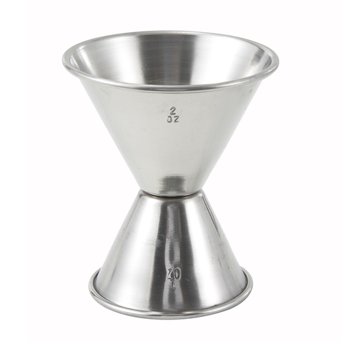 Winco J-5 Jigger, 1oz x 2oz, S/S