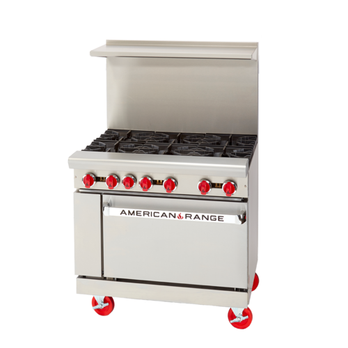 American Range AR-6 Range, natural gas, 36'' wide, standard oven