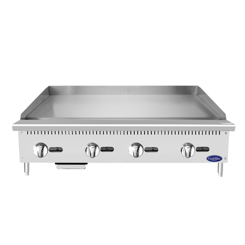 Atosa ATMG-48 Countertop Manual 48'' Griddle, Natural Gas, 120k BTU