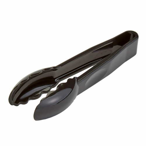Cambro  6TGS110  Lugano Tongs, 6'', scallop grip, black