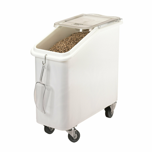 Cambro IBS20148 Ingredient Bin, mobile, 21 gallon capacity, white with clear cover
