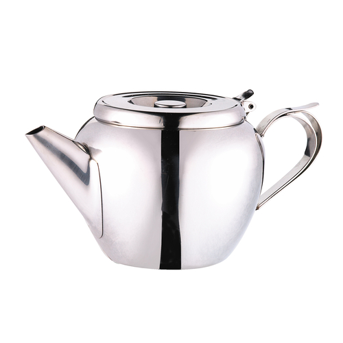 Browne USA Foodservice  515154  Teapot, 48 oz., stackable, stainless steel