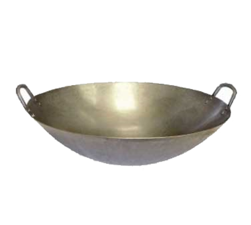 GSW USA WK-22 Chinese Wok, 22'' dia. x 7'' depth, two handle, iron