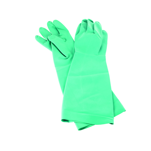 CFS Brands 19NU-L Dishwashing Pot/Sink Glove, large, 19'', elbow length, nitrile rubber, green