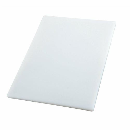 Winco  CBH-1218  Cutting Board, 12'' x 18'' x 3/4'', White